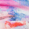 Wild Watercolour Shrug, print, swatch
