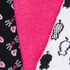 Set/3 Bamboo Cat Socks, multi, swatch