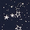 Splice Star Nightie, print/navy, swatch