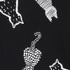 Cat Attack Natural Tunic, print, swatch