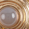 Swirl & Stone Brooch, gold, swatch