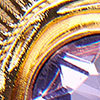 Bloom Earrings, gold, swatch