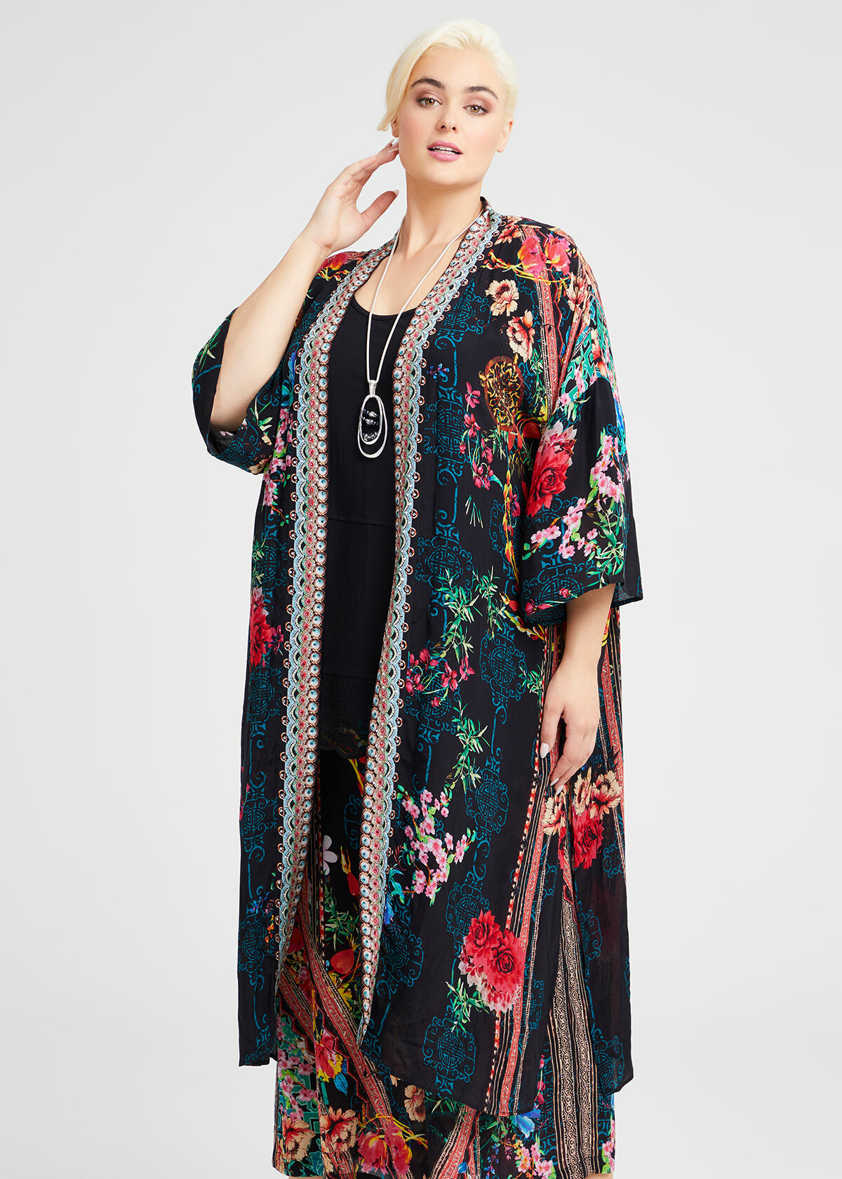 Natural Flower Power Kimono