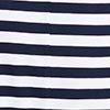 Bamboo Stripe Short Sleeve Top, dark indigo/white, swatch