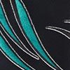 This Time A Line Dress, black/teal, swatch