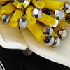 Flower Power Necklace, black/white, swatch