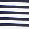 Bamboo Star Stripe Top, navy/white, swatch