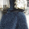 Crystal Velvet Necklace, navy, swatch