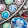 Bright Dragonfly Necklace, silver/multi, swatch