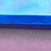 Two Tone Resin Necklace, purple/blue/black, swatch
