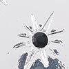 Star & Moon Earrings, silver, swatch