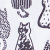 Cat Laundry Bag, black/white, swatch