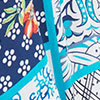 Into The Blue Cape, print, swatch