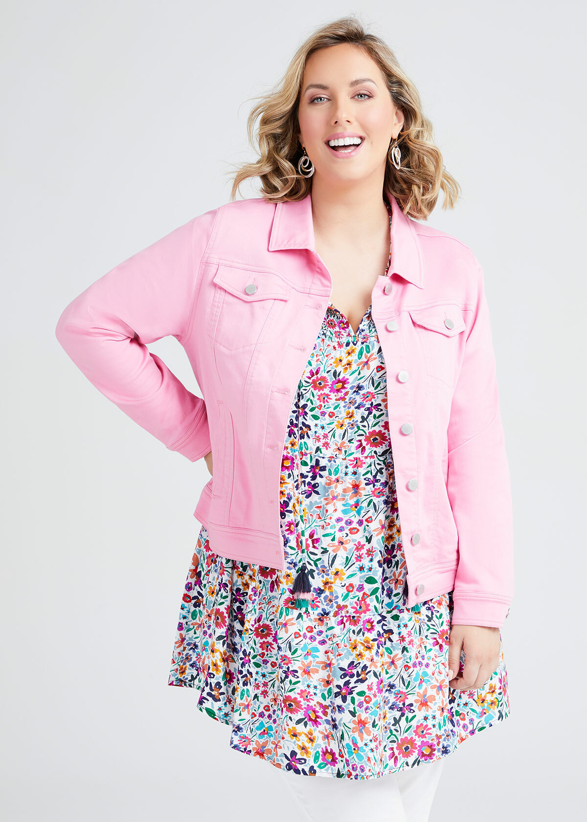 Coloured Classic Denim Jacket