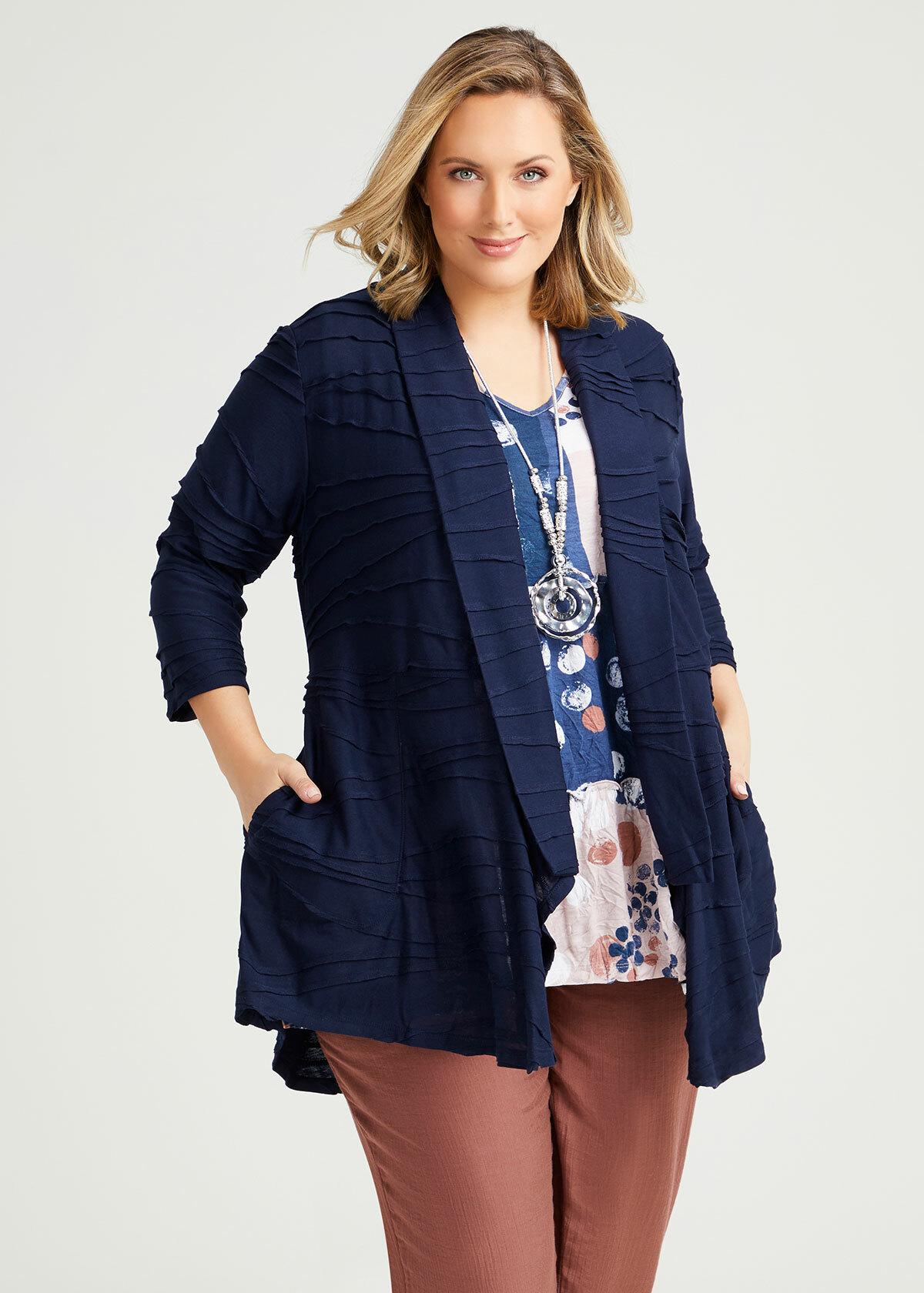 Wave Ripple Cardigan