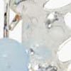 Soraya Earrings, blue/silver, swatch