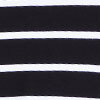 Bamboo Stripe 3/4 Slv Top, black/white stripe, swatch