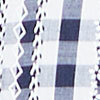 Cotton Gingham Tiered Dress, navy/white, swatch
