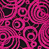 Spiral Lace Top, magenta/black, swatch