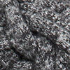 Braided Magnetic Scarf, grey marle, swatch
