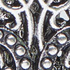 Droplets Earrings, silver, swatch