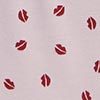 Kiss Kiss Bamboo Pj Top, soft pink/print, swatch