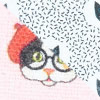 Set/2 Cat Tea Towel, multi, swatch