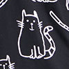 When The Cats Away Cardi, print, swatch