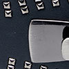 Black Stretch Stud Belt, black, swatch