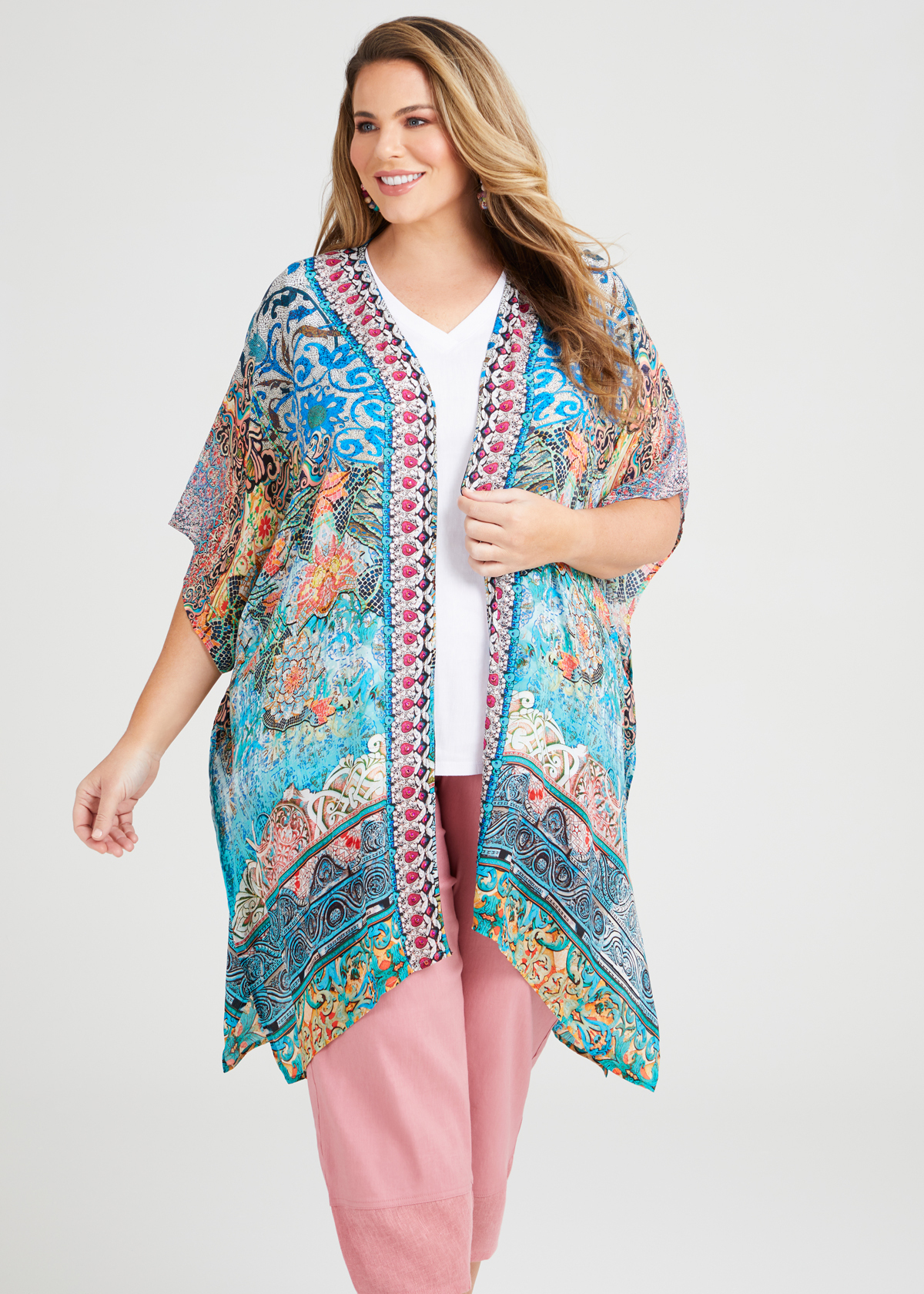 Natural Mosaic Kimono