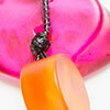 Bright Frosted Resin Necklace, multi, swatch