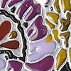 Enamel Flower Earrings, multi, swatch