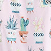 Bamboo Llama Nightie, print, swatch