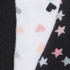 Set/3 Bamboo Shapes Socks, multi, swatch