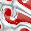 Tree Of Life Necklace, red/silver/black, swatch