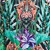 Natural Wild One Kimono, print, swatch