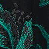 The Ivy Embroidery Top, black/jade, swatch