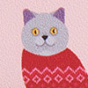 Cat Glasses Case, multi, swatch