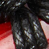 Red Resin Heart Earrings, red/black, swatch