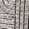 Crystal Fixation Necklace, silver, swatch