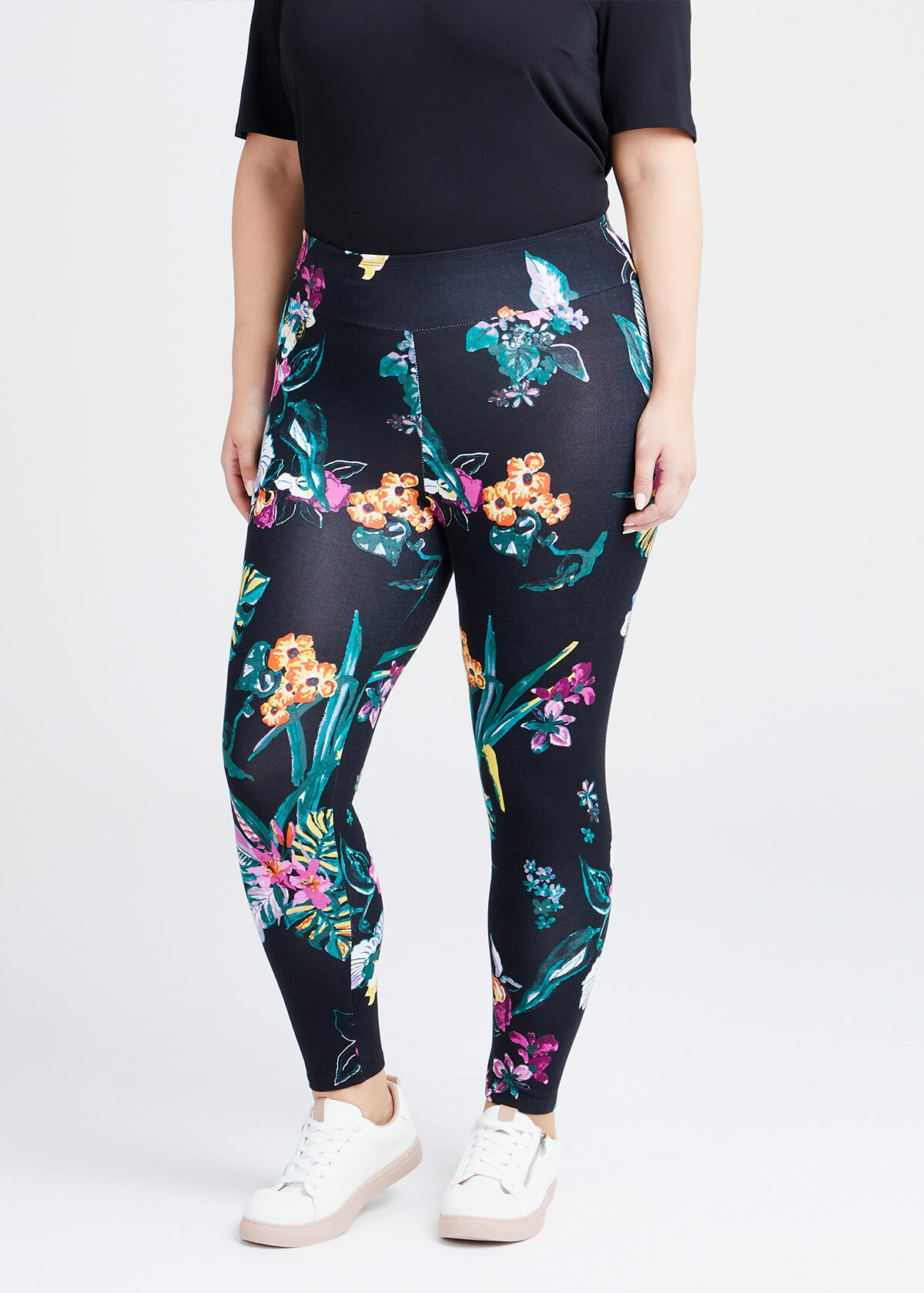 Natural Floral Fever Legging