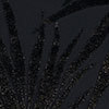 Carmel Palm Flocked Top, black, swatch