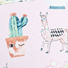 Bamboo Llama Pj Short, print, swatch