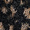 Animal Fuzzy Knit Snood, caramel/black, swatch