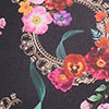 Wild Rose Viscose Kimono, print, swatch