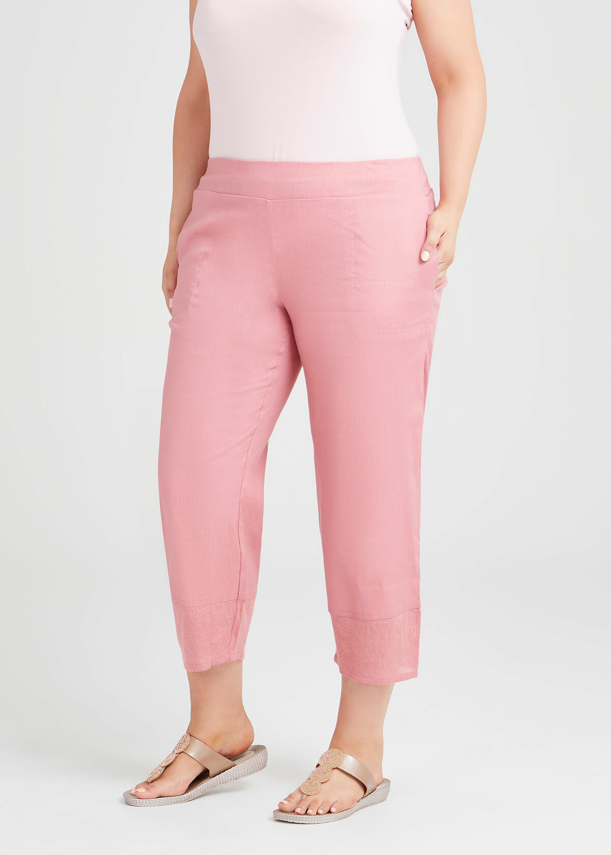 Linen Stretch Breezy Pant