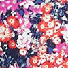 Organic Shirred Ditsy Top, print, swatch