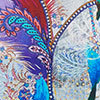 Natural Dreamy Kimono, print, swatch