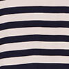 Bamboo Stripe 3/4 Sleeve Top, blush/indigo stripe, swatch