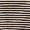 Wool Bamboo Stripe Top, black/caramel, swatch